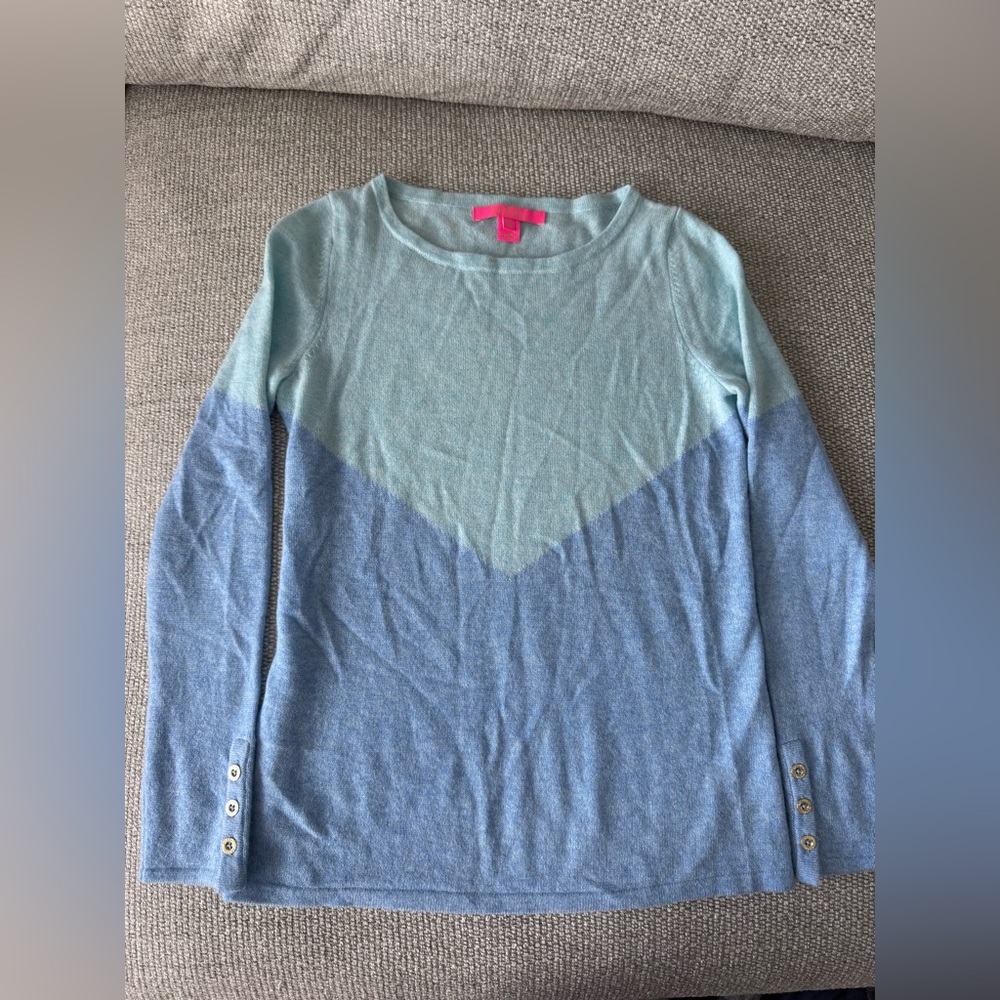 Lilly Pulitzer Blue Crew Neck Sweater